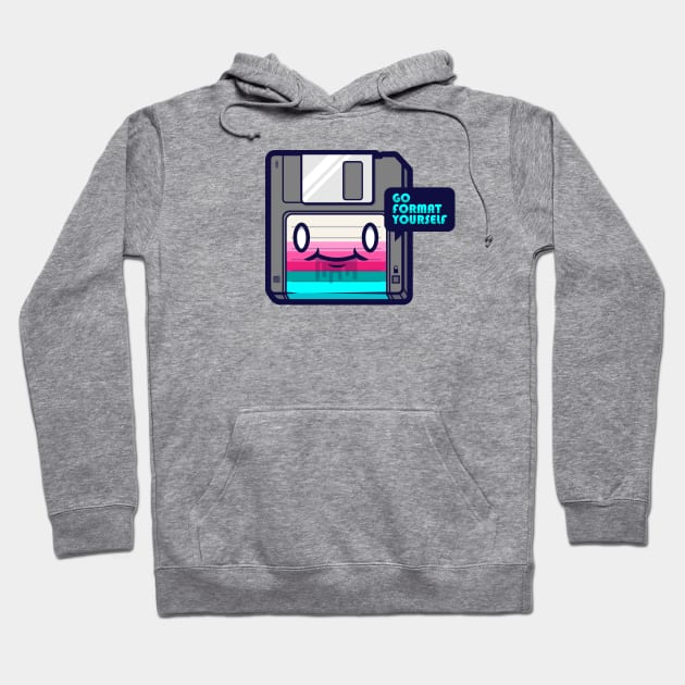 Go Format Yourself Hoodie by jthreeconcepts